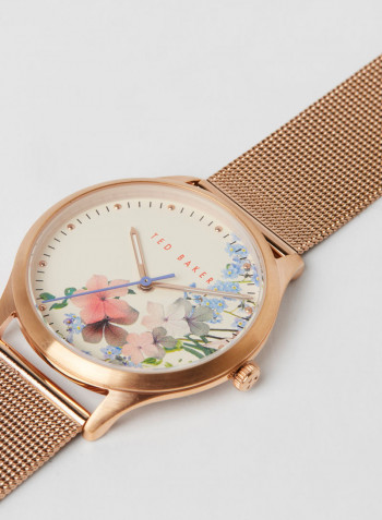 Women's Belgravia Watch With Pink Dial And Stainless Steel Bracelet