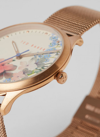 Women's Belgravia Watch With Pink Dial And Stainless Steel Bracelet