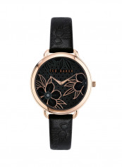 Women's Hetttie Watch With Dial And Leather Stra