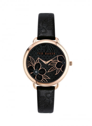Women's Hetttie Watch With Dial And Leather Stra