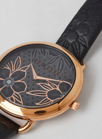 Women's Hetttie Watch With Dial And Leather Stra
