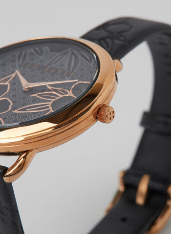 Women's Hetttie Watch With Dial And Leather Stra