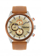Men's Leather Strap Chronograph Wrist Watch T TBL15953JSTBN-04
