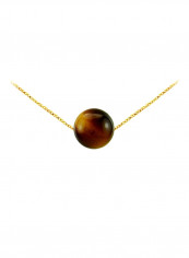 10 Karat Gold Tiger Eye Pendant Necklace reviews 10 Karat Gold Tiger Eye Pendant Necklace
