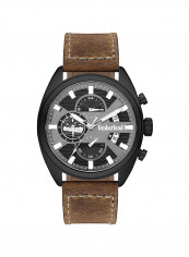 Men's Leather Analog Wrist Watch T TBL15640JLB-61