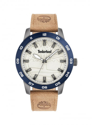 Men's Leather Analog Wrist Watch Set T TBL15949JSUB-63SET