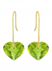 10 Karat Gold Heart Shaped Peridot Earrings reviews 10 Karat Gold Heart Shaped Peridot Earrings