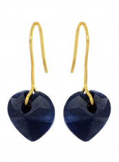 10 Karat Gold Sapphire Heart Earrings reviews 10 Karat Gold Sapphire Heart Earrings