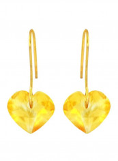 10 Karat Gold Citrine Heart Earrings reviews 10 Karat Gold Citrine Heart Earrings