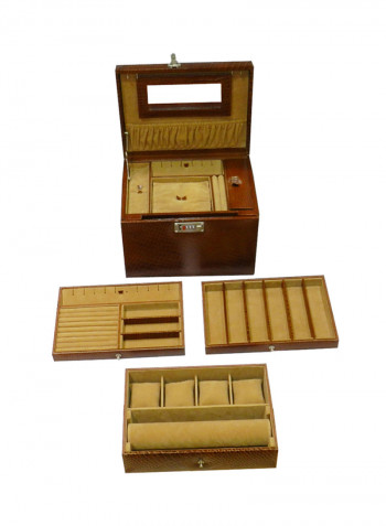 Genuine Leather Designer Jewellery Box