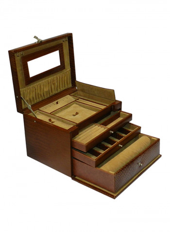 Genuine Leather Designer Jewellery Box