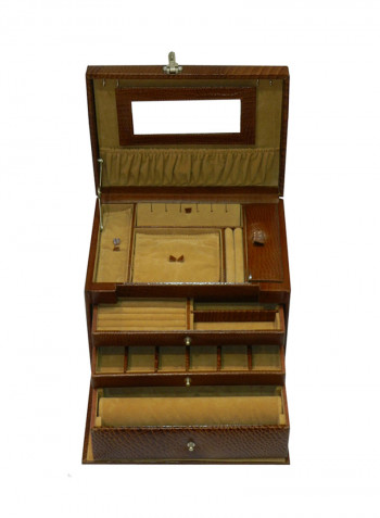 Genuine Leather Designer Jewellery Box