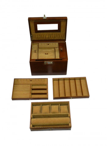 Genuine Leather Designer Jewellery Box