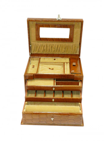 Genuine Leather Designer Jewellery Box