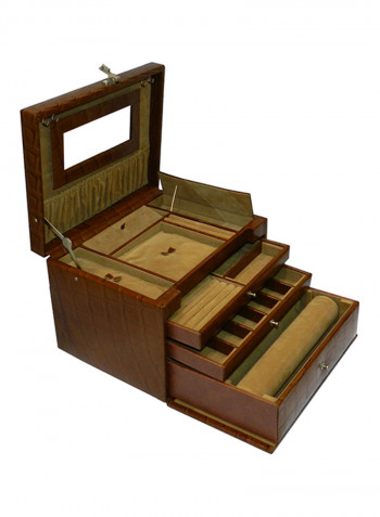 Genuine Leather Designer Jewellery Box