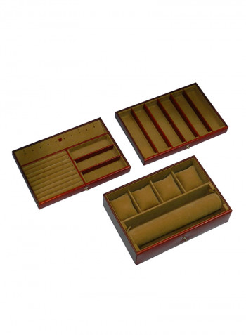 Genuine Leather Designer Jewellery Box