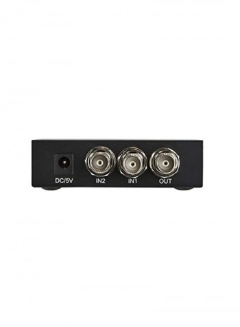 2x1 Way 3G SDI  Switch Black/Silver