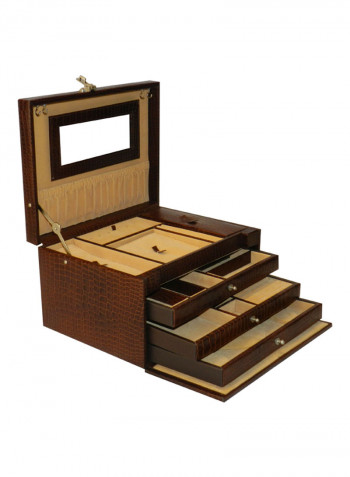 Leather Designer Big Jewellery Box