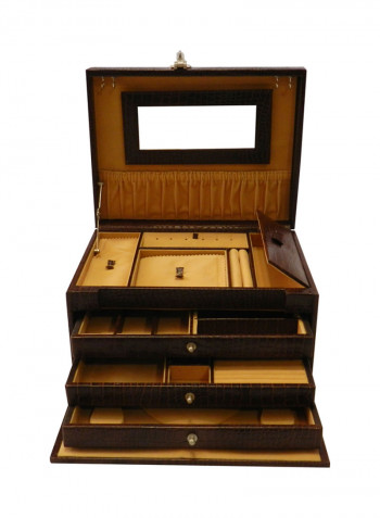 Leather Designer Big Jewellery Box