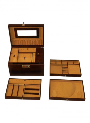 Leather Designer Big Jewellery Box