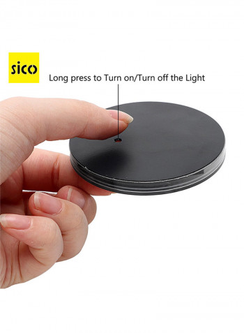 4-Piece Car Cup Holder Solar LED Light