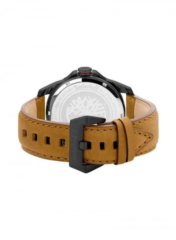 Men's Leather Analog Wrist Watch T TBL15641JSB-02