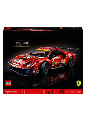 42125 Ferrari 488 GTE "AF Corse 51" 48x37.8x11.2cm 48x37.8x11.2cm