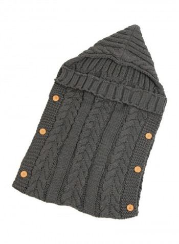 Swaddle Blanket Knit Crochet Hooded Sleeping Bag