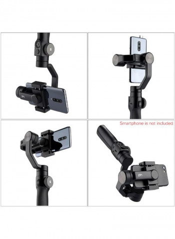 3-Axis Handheld Steady Gimbal PTZ Camera Mount Black