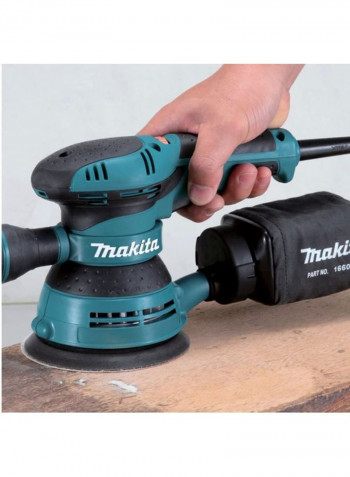Electric Orbital Sander Kit Black/Blue 5inch