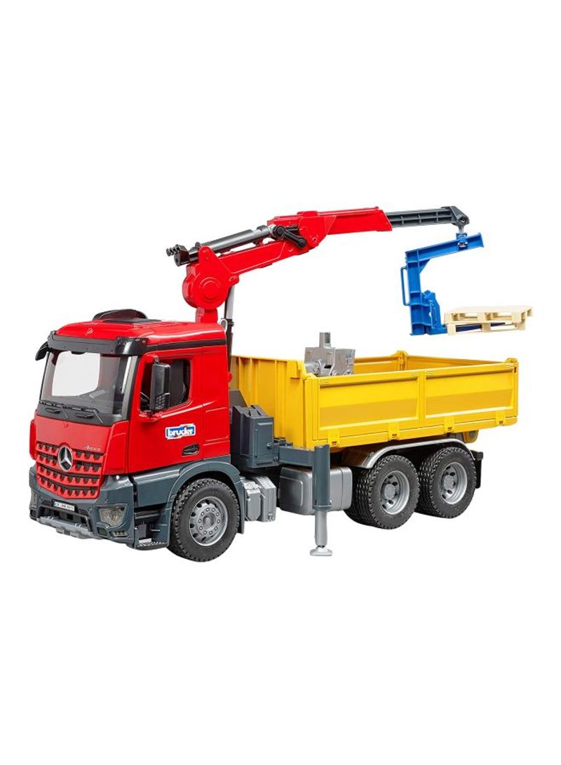 Arocs Construction Truck With Crane And Accessories