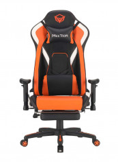 Adjustable Handrail And Scalable Foot Rest Gaming Chair
