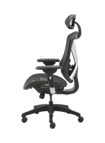 Munche High-Back Executive Mesh Chair Black/Gunmetal 65x73x39cm