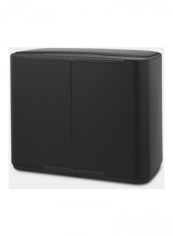Pedal Garbage Bin Matt Black 36L