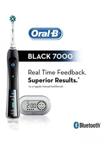 Smartseries Power Rechargeable Electric Toothbrush With Bluetooth Black