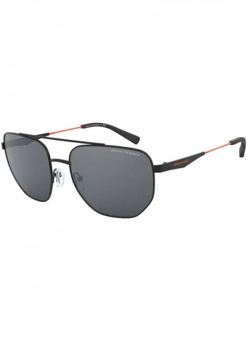 Men's Rectangular Sunglasses - Lens Size: 59 mm