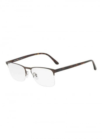 Semi-Rimless Eyeglasses Frame - Lens Size: 55 mm للرجال