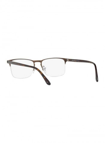 Semi-Rimless Eyeglasses Frame - Lens Size: 55 mm للرجال