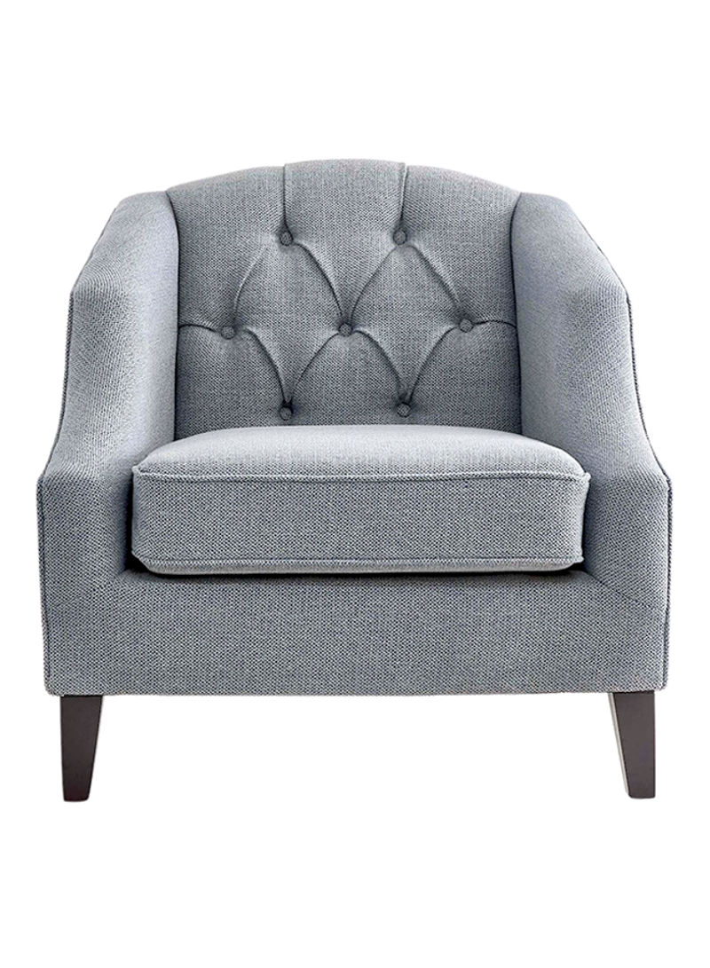 Astel Living Room Accent Chair Grey 82x82x85.5centimeter