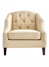 Astel Living Room Accent Chair Oatmeal 82x82x85.5centimeter