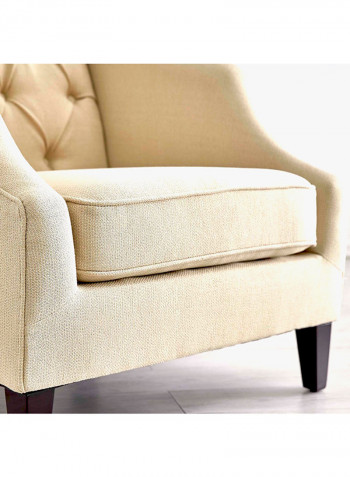 Astel Living Room Accent Chair Oatmeal 82x82x85.5centimeter
