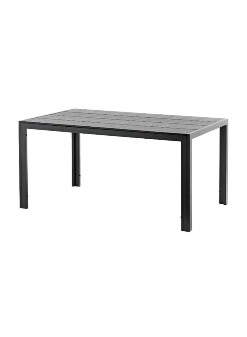 Maderup Patio Table Black 150x74z90cm