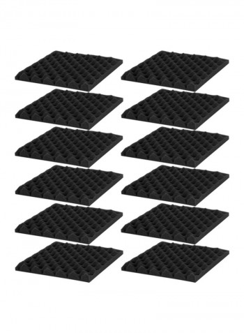 40-Pieces Of Soundproof Insulation Foam For Recording Studio 50 x 50