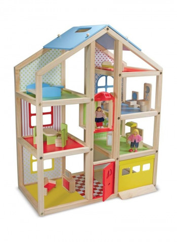 Kaylee Doll House With Accessories Playset