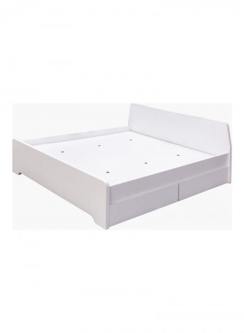 Askim King Bed White