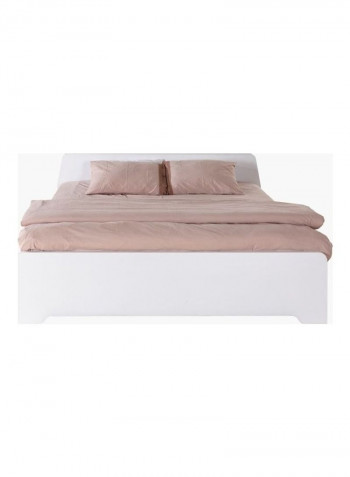 Askim King Bed White