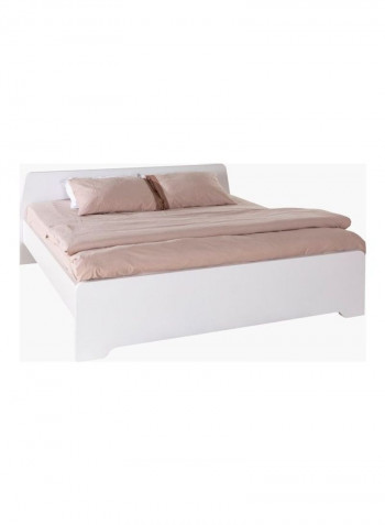 Askim King Bed White