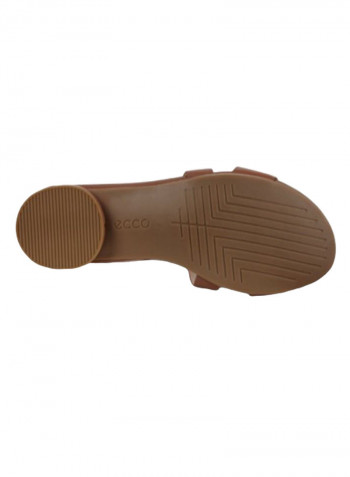 Cinnamon Celeste W Slip-On Flat Sandals Brown
