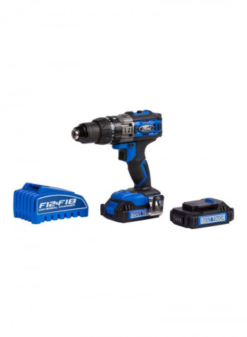 18V Li-Ion 1.5Ah Professional Cordless Impact Drill Blue/Black