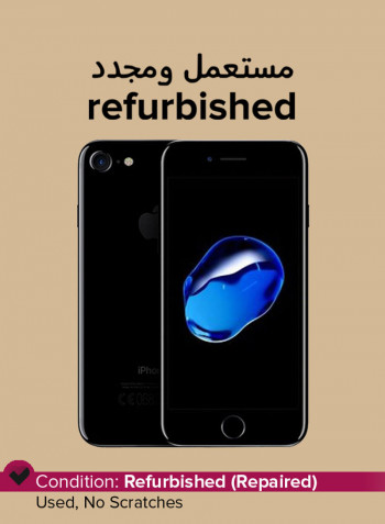 Refurbished - iPhone 7 With FaceTime Black 128GB 4G LTE
